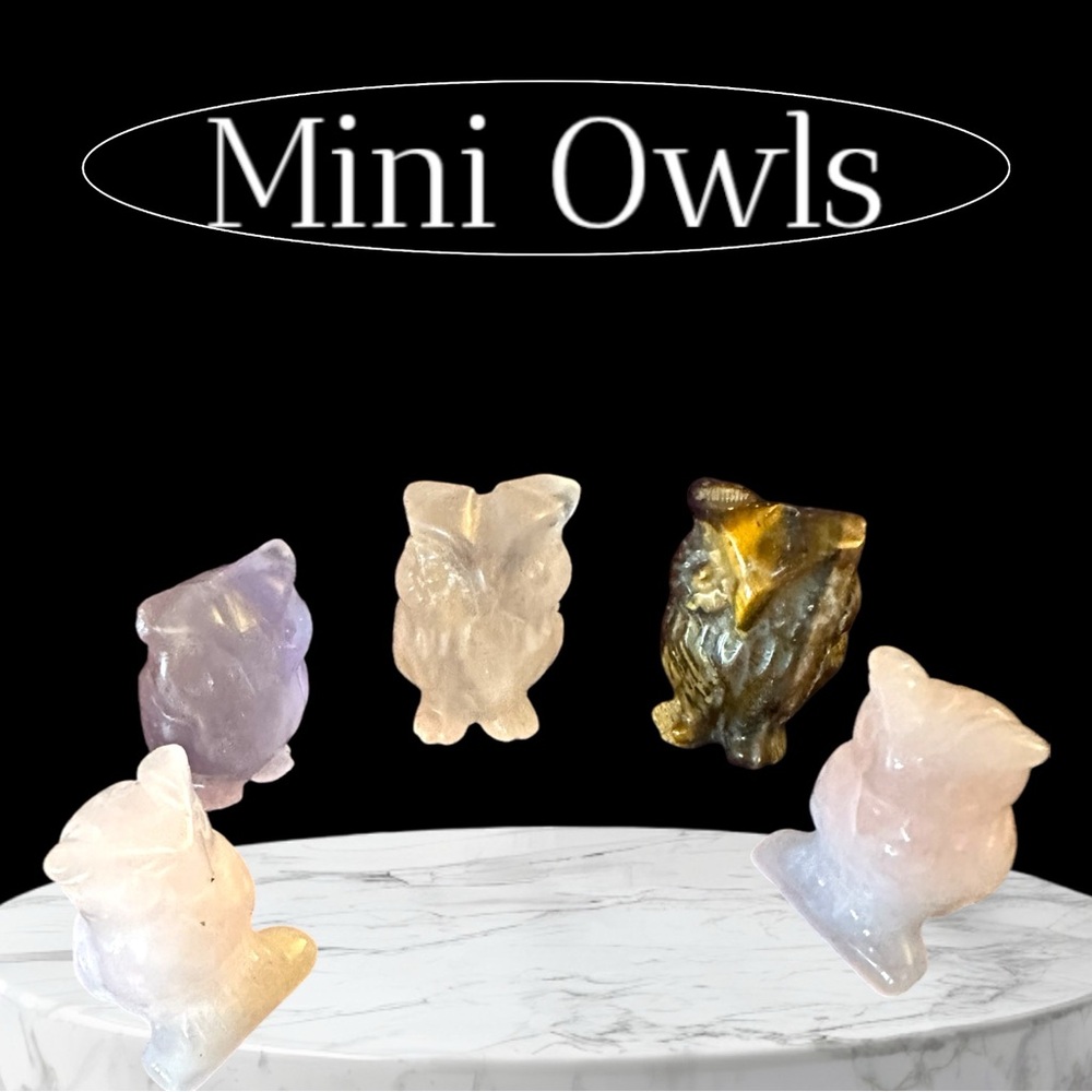Mini Crystal Owls